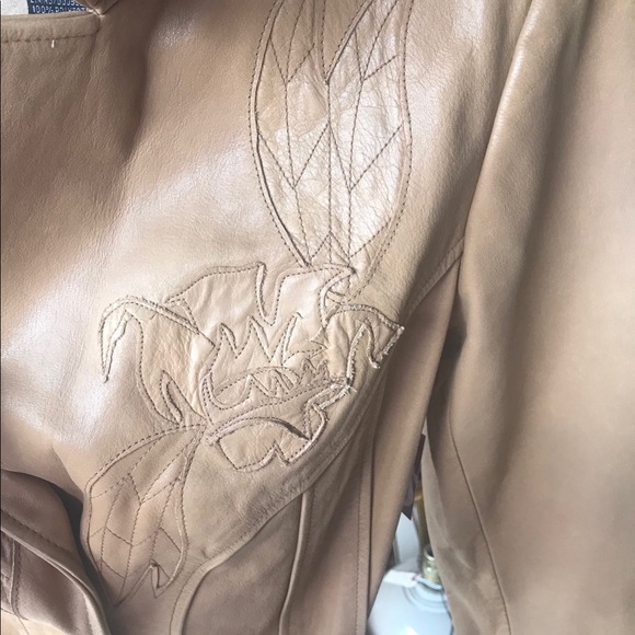 Guess Leather tie jacket Size SP - Picture 2 of 5